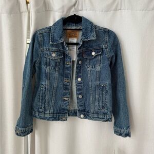 NWT Levi's Blue Kids Jean Jacket size large